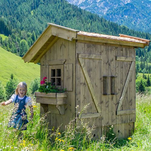 Alpenlaube mit Einhängtüre